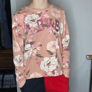 pink children’s place sweatshirt